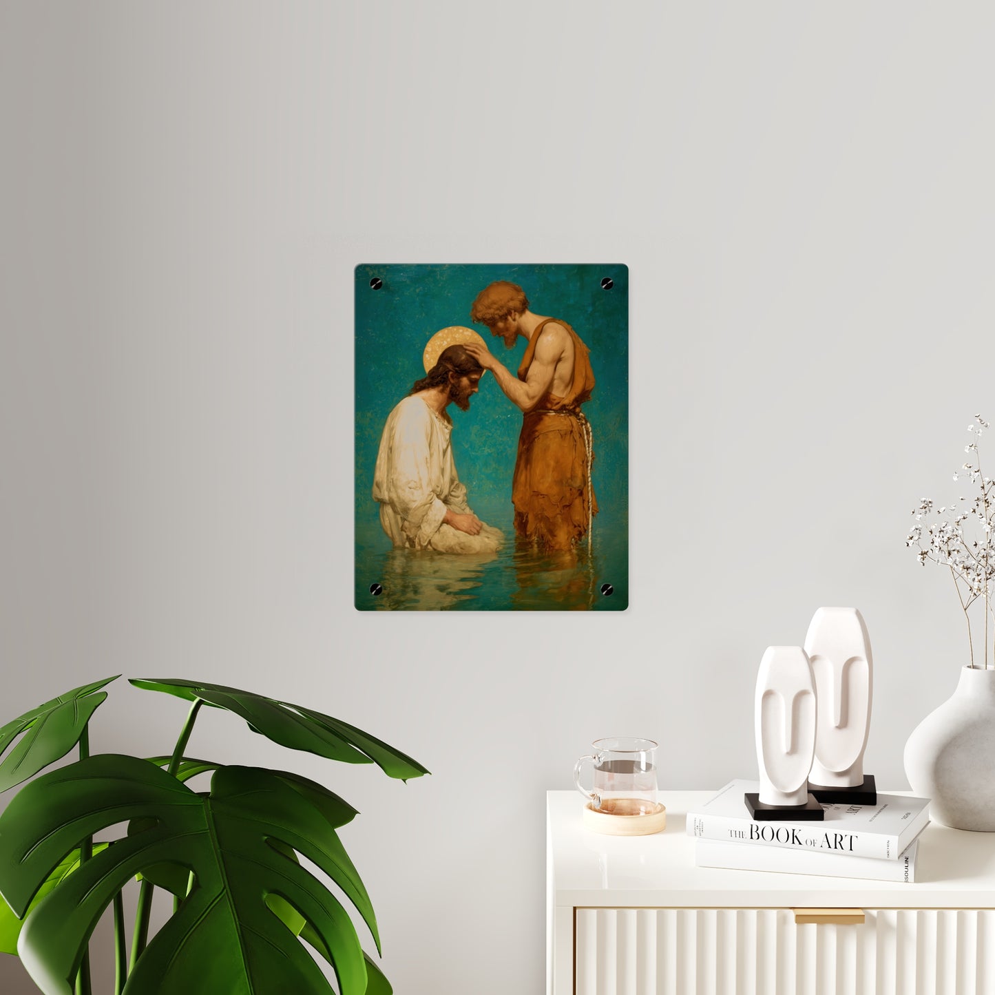 Saint John the Baptist, The Prophet and the Promise - Acrylic Wall Art Panel - Ready to Hang Acrylic Print - Catholic Saint Art