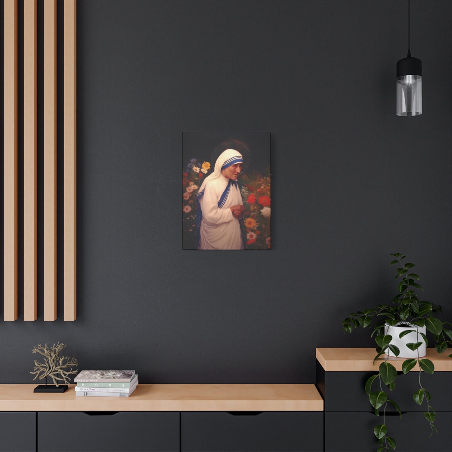 Saint Teresa of Calcutta -  Museum Wrapped Canvas - Sanctified Souls Print - Religious Art for your Home - Catholic Patron Saint Art