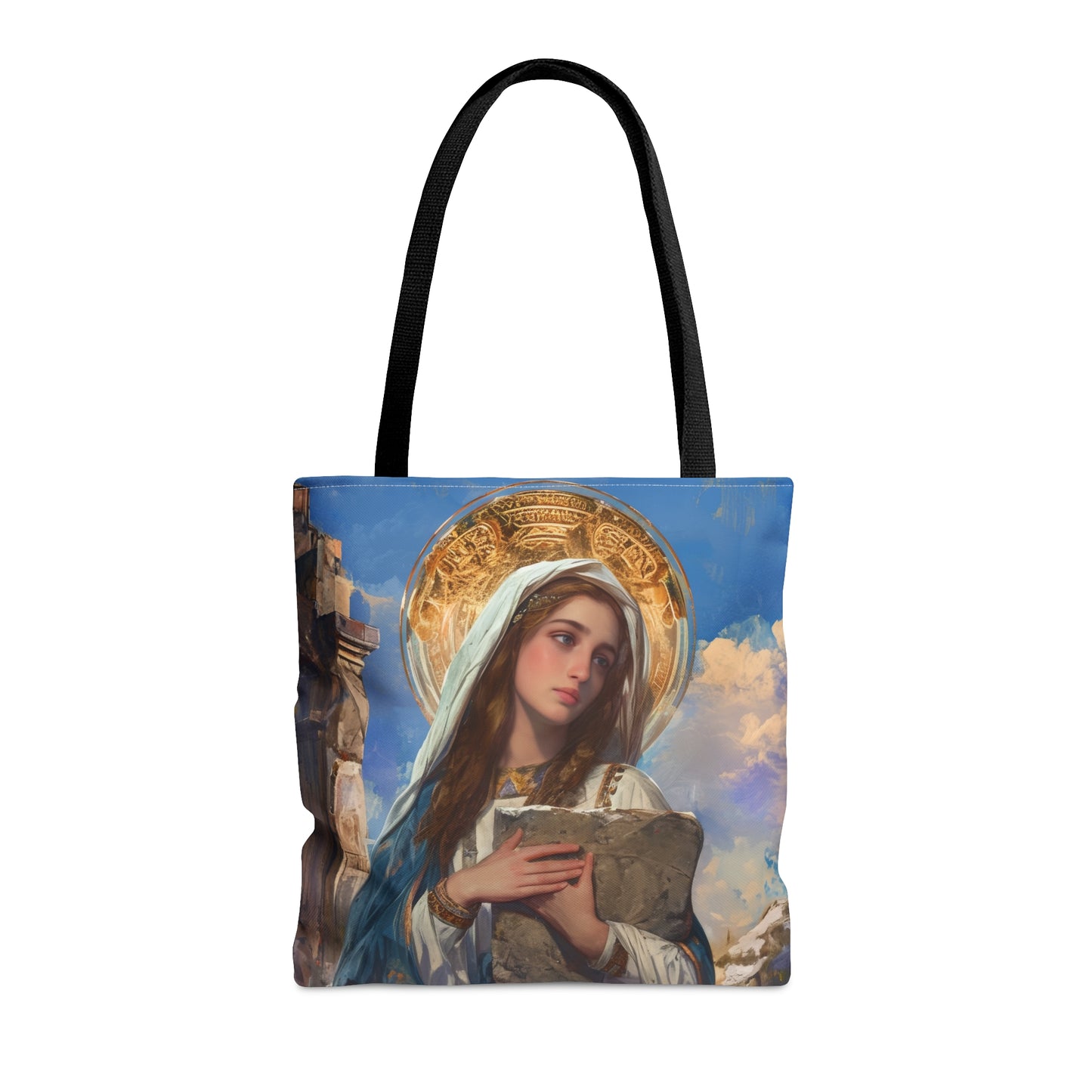 Saint Euphrasia of Constantinople Tote Bag - Large Medium Small Faith Art Bag - Catholic Faith Art purse - Double Sided