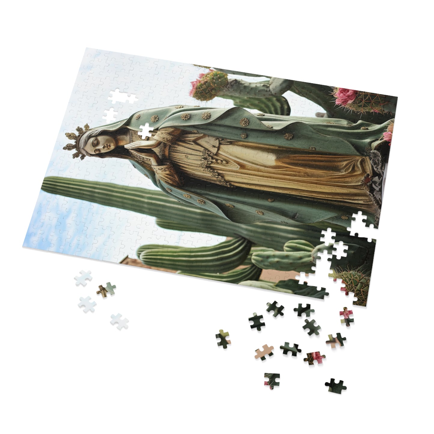 Our Lady of Guadalupe - Puzzle and Keepsake Tin - Religious Jigsaw Puzzle (30, 110, 252, 500,1000-Piece) - Religious Puzzle