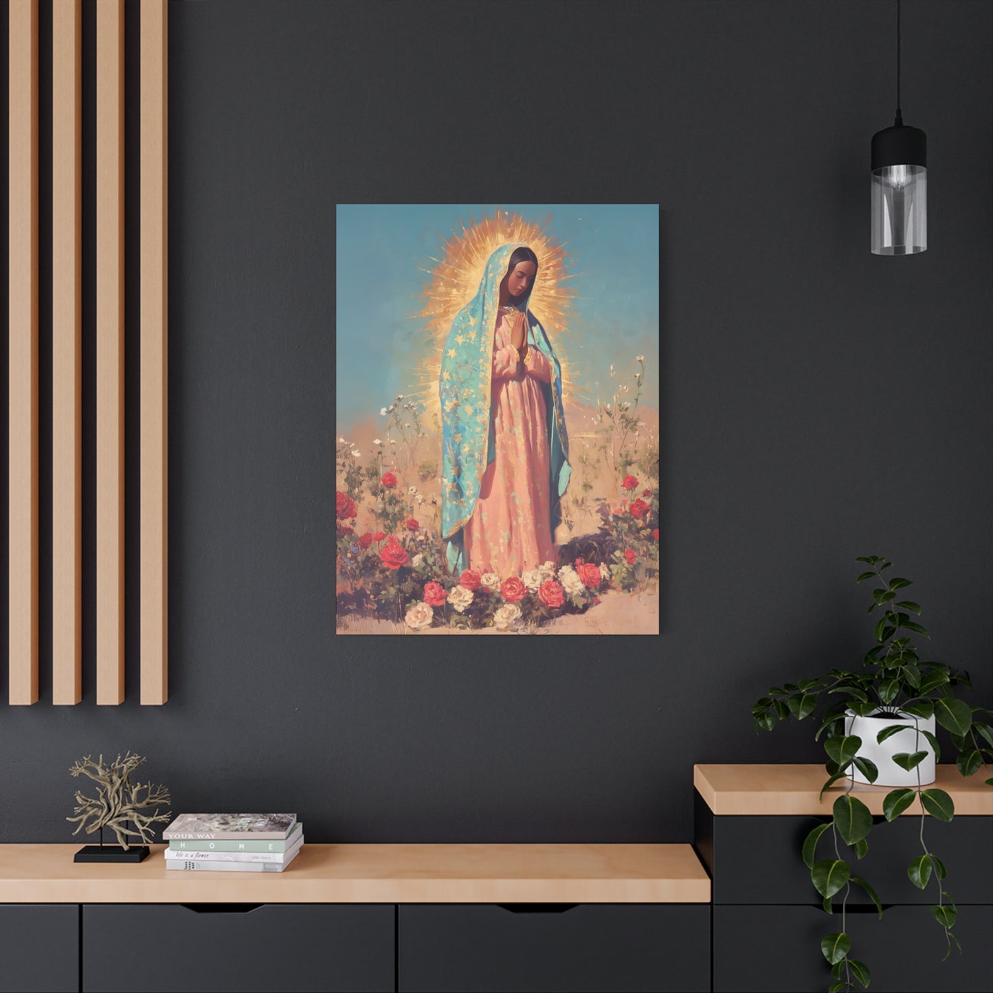 Our Lady of Guadalupe - Gallery Wrapped Canvas - Print - Religious Art for your Home - Catholic Art