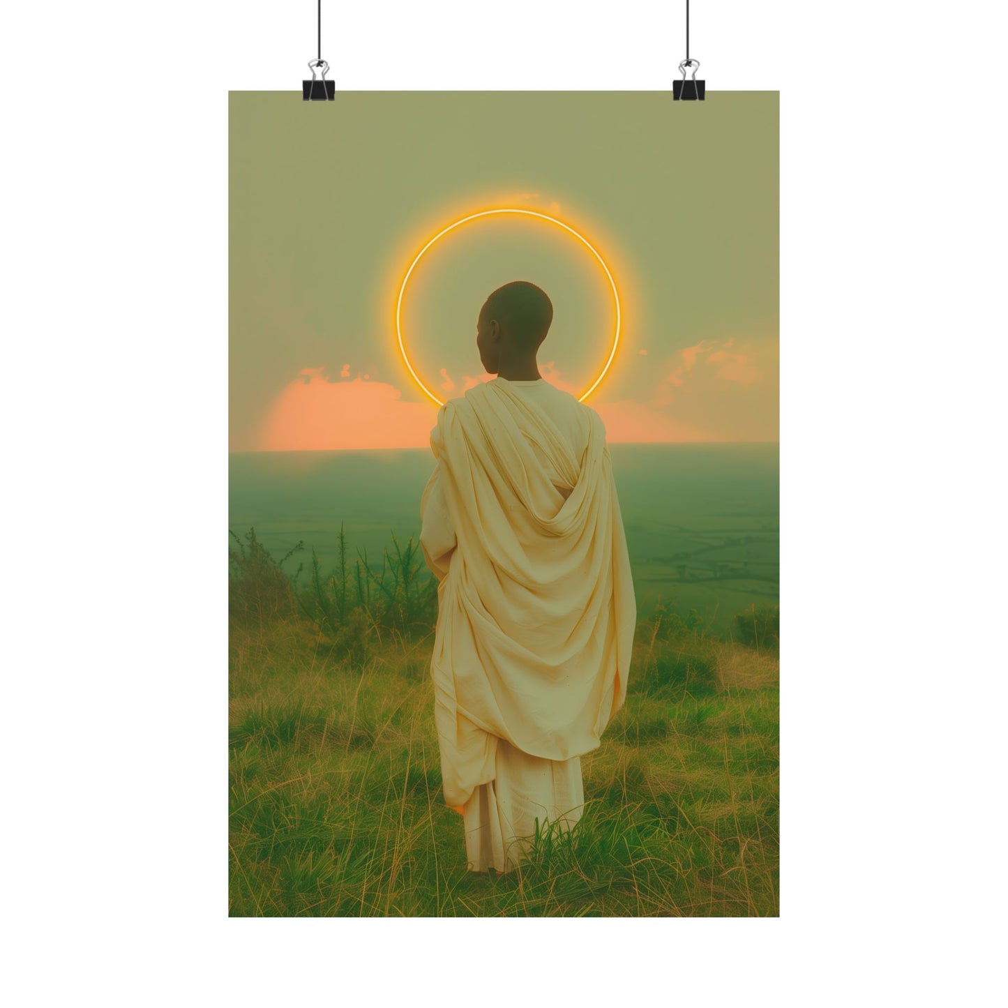 Saint Charles Lwanga- Sanctified Souls Print - Multiple Sizes - Premium Posters - Catholic Art - Christian Home Decor Artwork