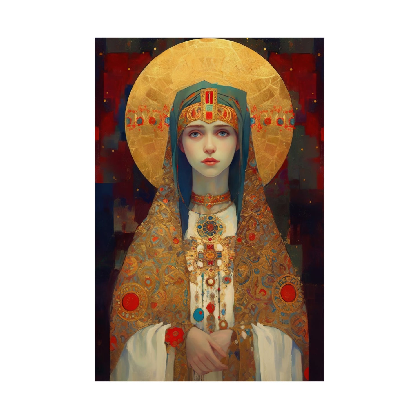 Saint Anastasia of Sirmium Print - Sanctified Souls Print - Multiple Sizes - Premium Matte Vertical Posters