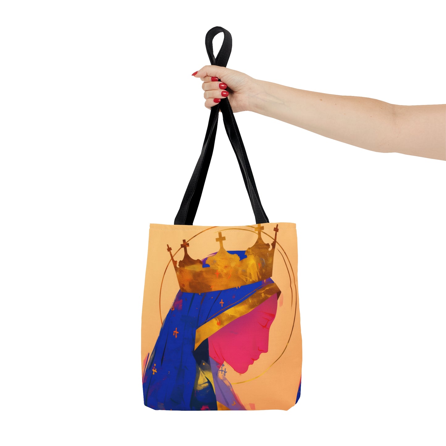 Mother Mary -  Source of Eternal Grace Tote Bag - Large Medium Small Faith Art Bag - Catholic Faith Purse - Religious Carry All