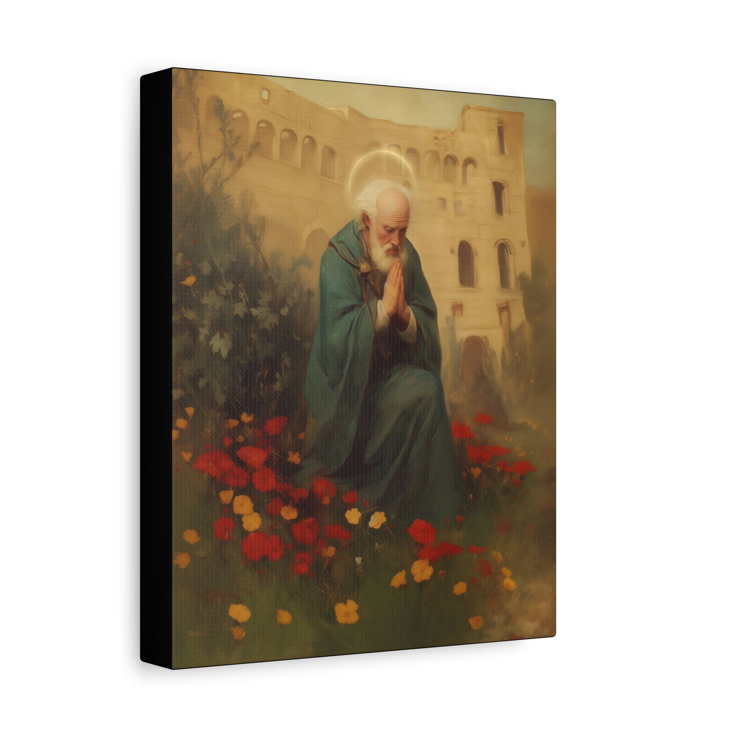 Saint Cyprian - Multiple Sizes - Catholic Home art - Museum Wrapped Canvas - Sanctified Souls Print - Catholic Martyr Art
