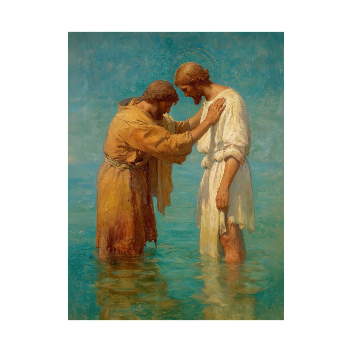 Saint John the Baptist, Servant of the Dawn - Sanctified Souls Print - Multiple Sizes - Premium Matte Vertical Posters