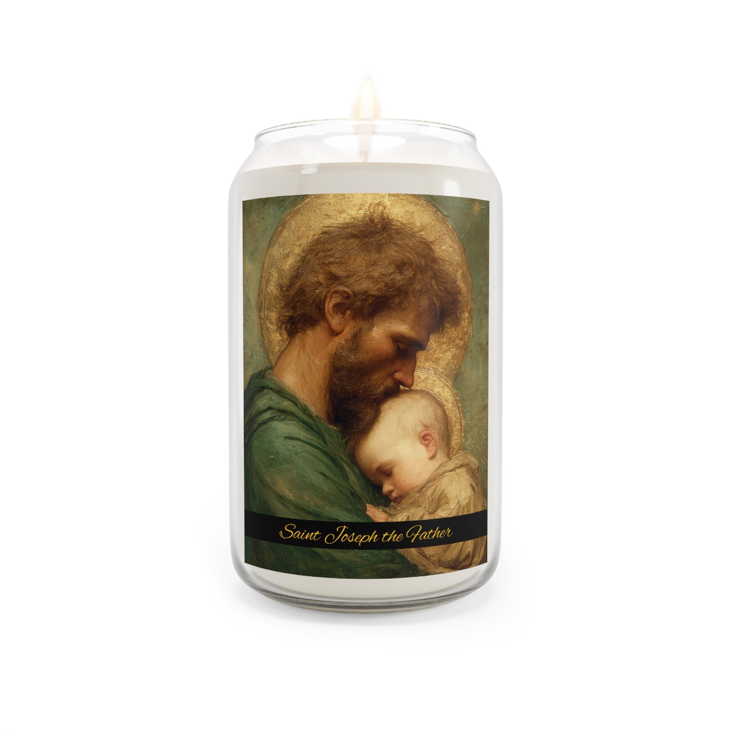 Saint Joseph the Father - Scented Prayer Candle, 13.75oz - Tall Size - Religious Prayer Candle