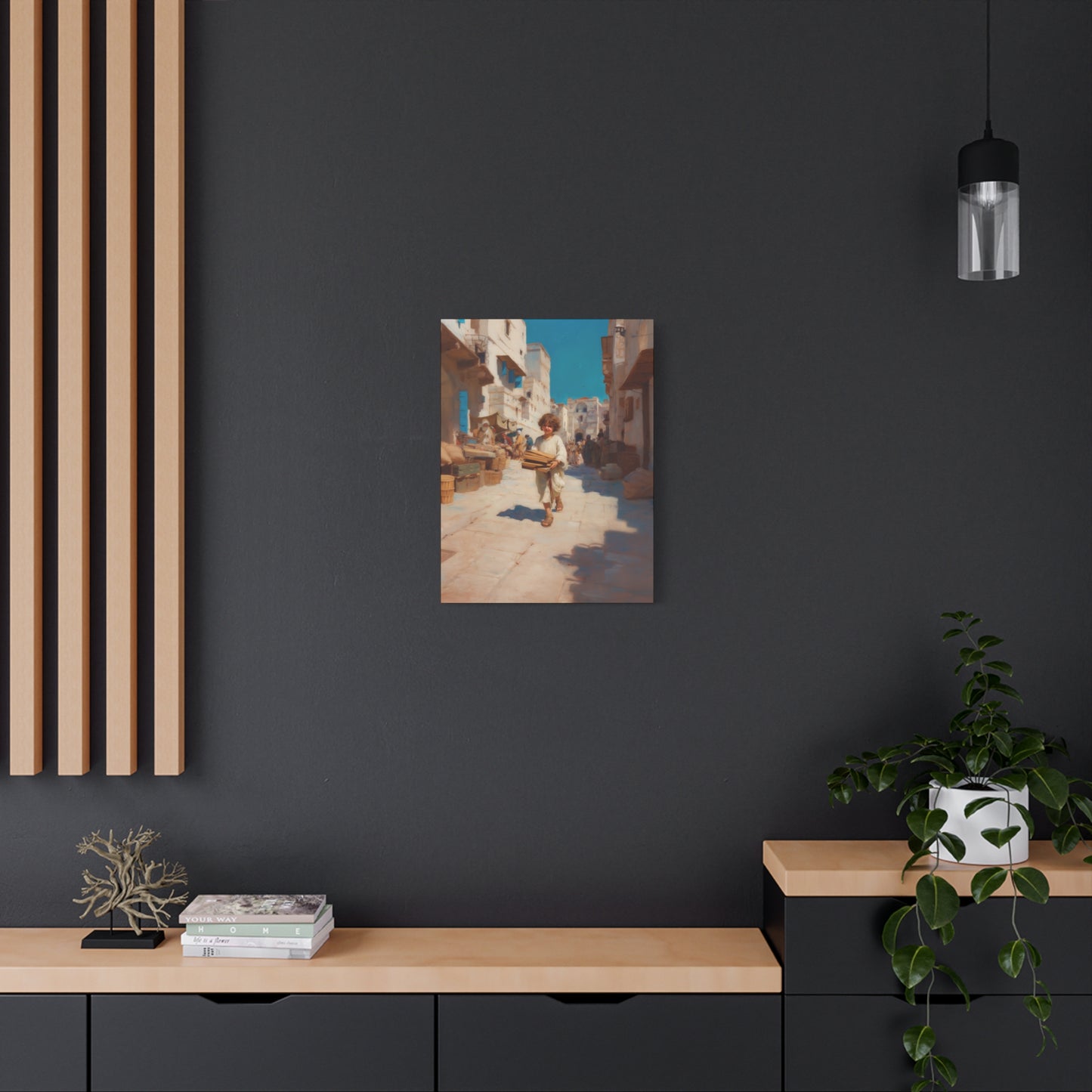 Nazareth and the Hidden Light of Christ - Gallery Wrapped Canvas - Print - Religious Art for your Home - Catholic Art