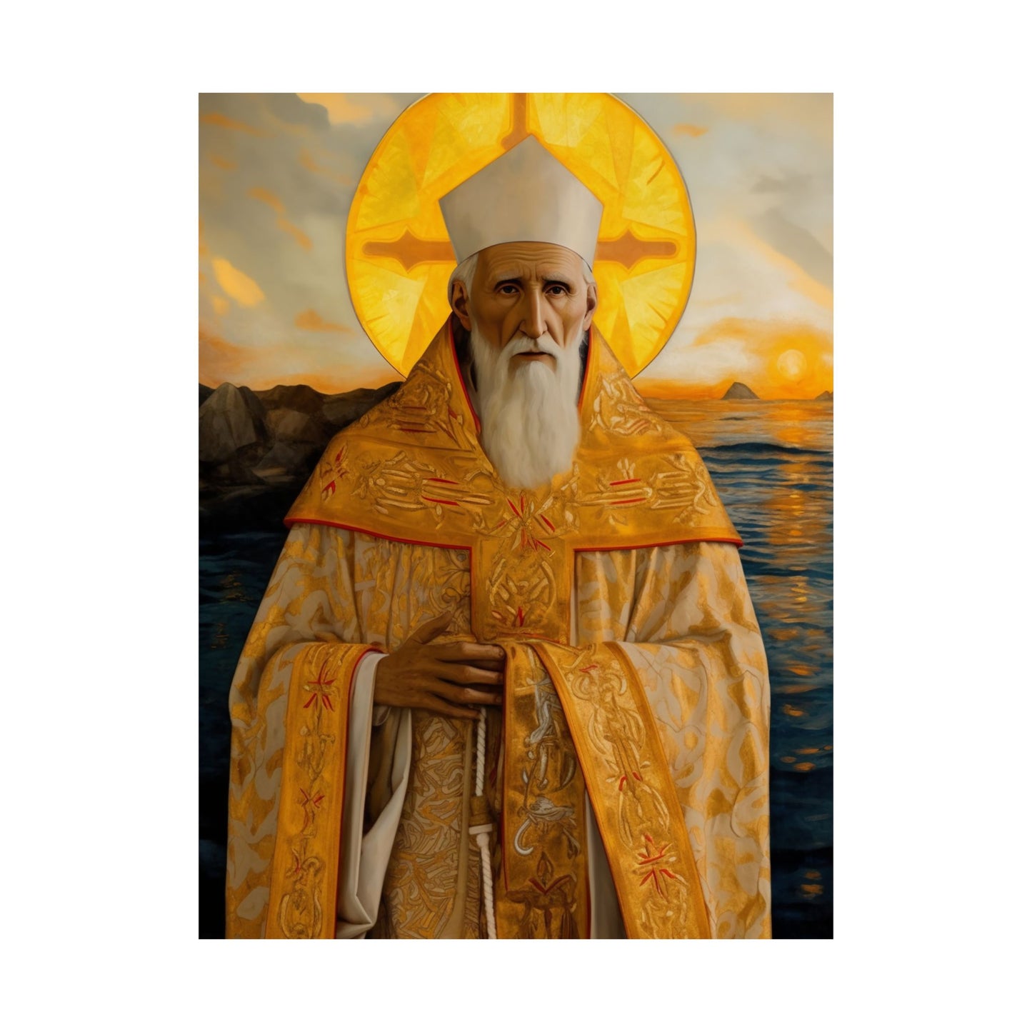 Saint Innocent of Alaska - Sanctified Souls Print - Multiple Sizes - Premium Matte Vertical Posters