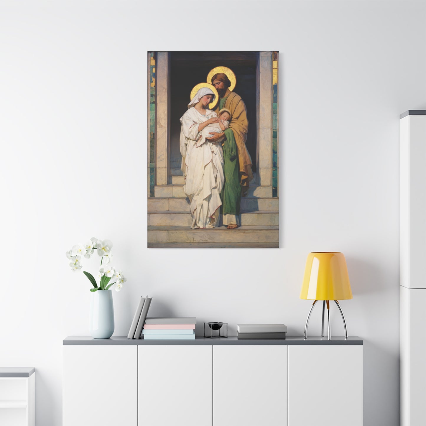 The Feast of the Presentation of the Lord - Holy Family - Gallery Wrapped Canvas - Print - Religious Art for your Home - Catholic art print - prayer room art