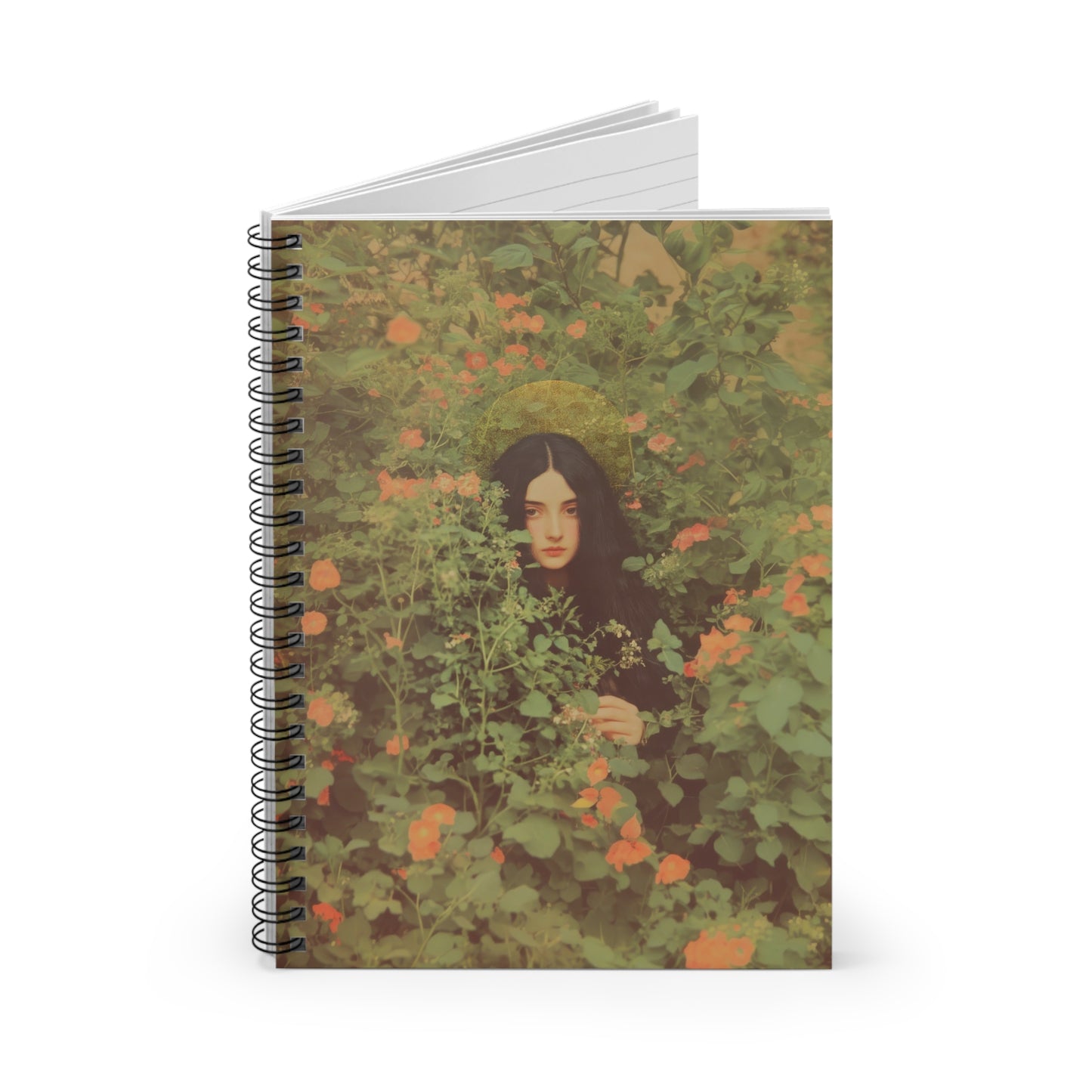 Saint Eve - Sanctified Souls Art - Religious Based Notebook - Spiral Notebook - Ruled Line - Catholic Faith Artwork