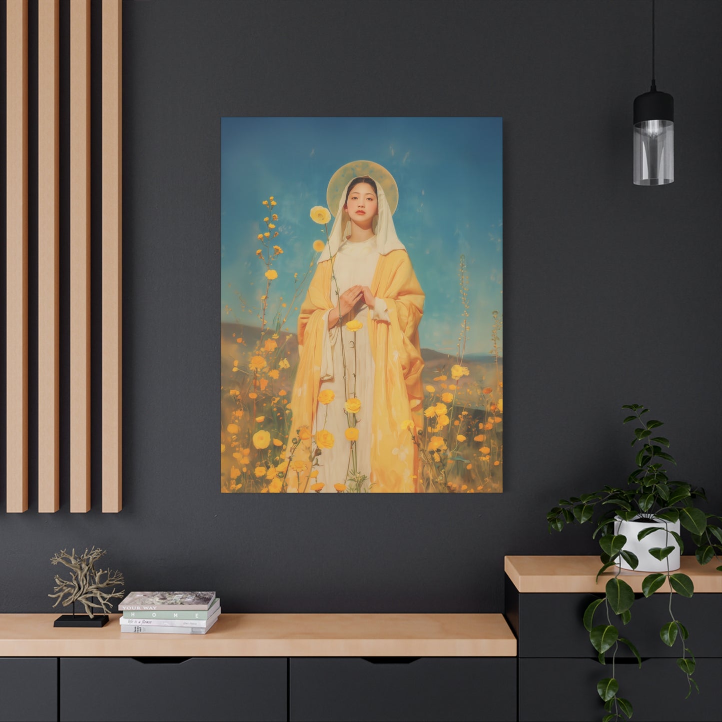 Saint Agatha Lin - Gallery Wrapped Canvas - Print - Religious Art for your Home - Catholic Art