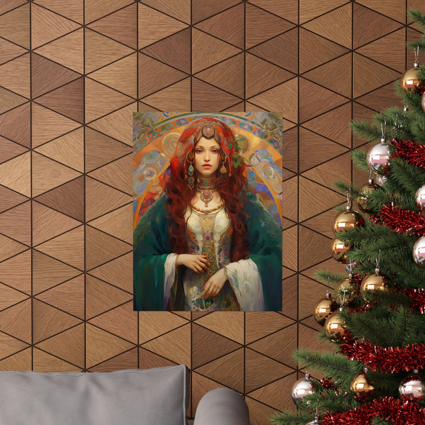 Saint Margaret of Antioch Print - Sanctified Souls Print - Multiple Sizes - Premium Matte Vertical Posters