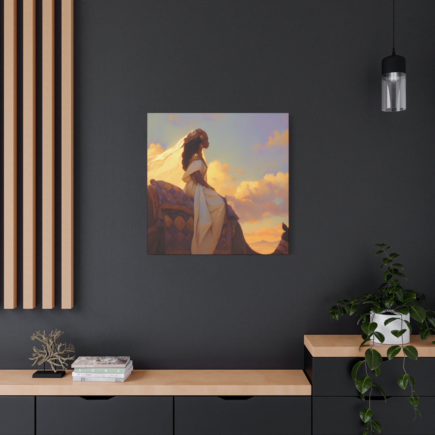 Queen of Sheba - Gallery Wrapped Canvas - Print - Religious Art for your Home - Catholic Art
