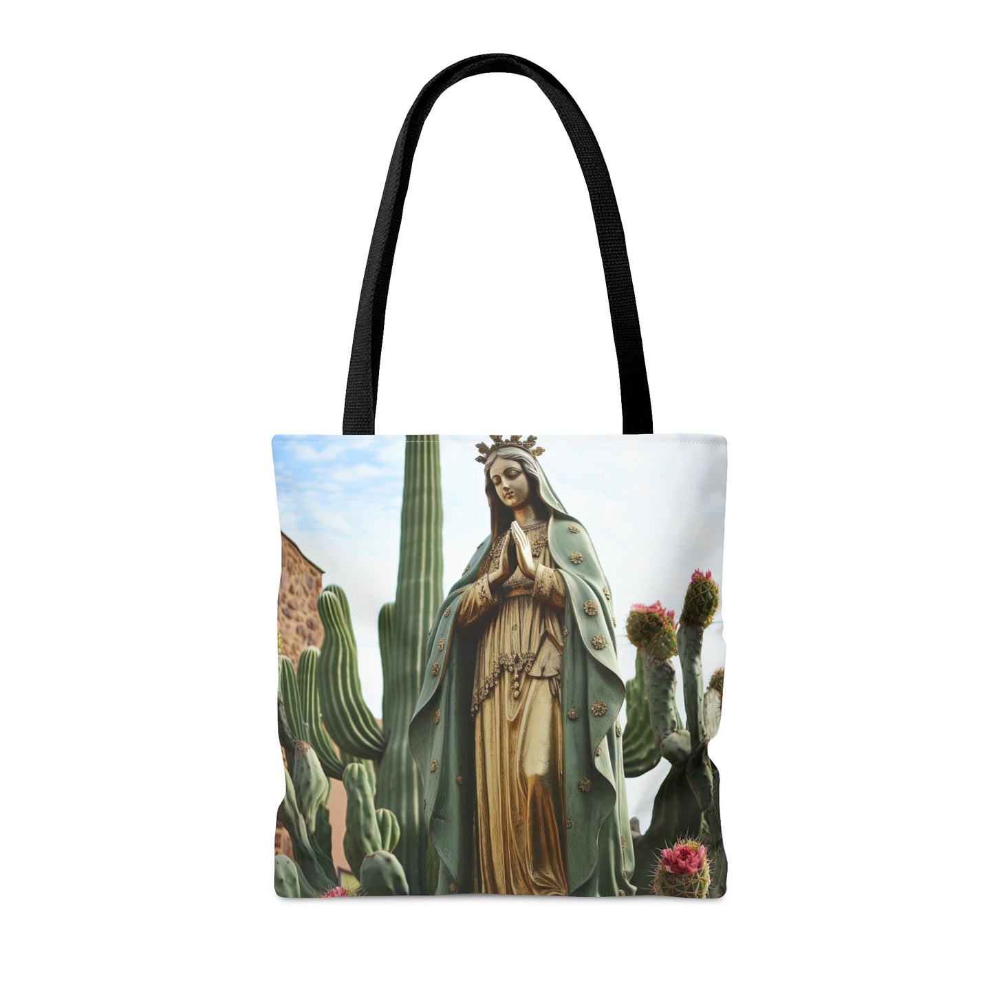 Our Lady of Guadalupe Tote Bag - Catholic faith inspired carry-all purse - day to day bag