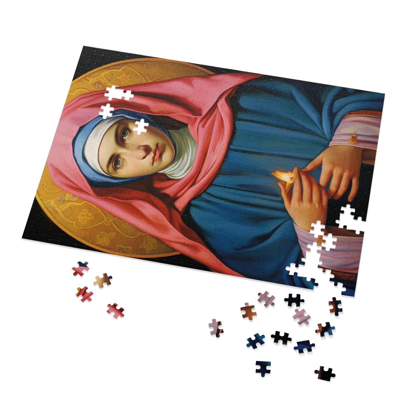 Saint Bernadette - Puzzle and Keepsake Tin - Religious Jigsaw Puzzle (30, 110, 252, 500,1000-Piece) - Religious Puzzle