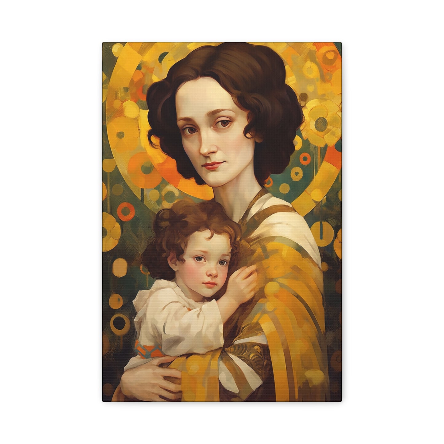 Saint Gianna Beretta Molla  - Gallery Wrapped Canvas - Sanctified Souls Print - Religious Art for your Home