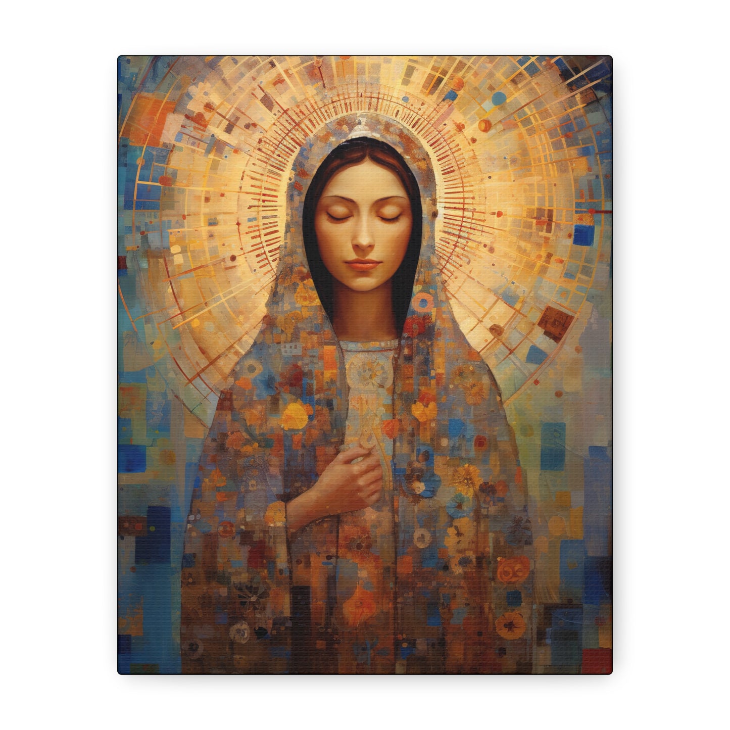 The Virgin of the Americas : Our Lady of Guadalupe Museum Wrapped Canvas Print - Multiple Sizes - Catholic Home art