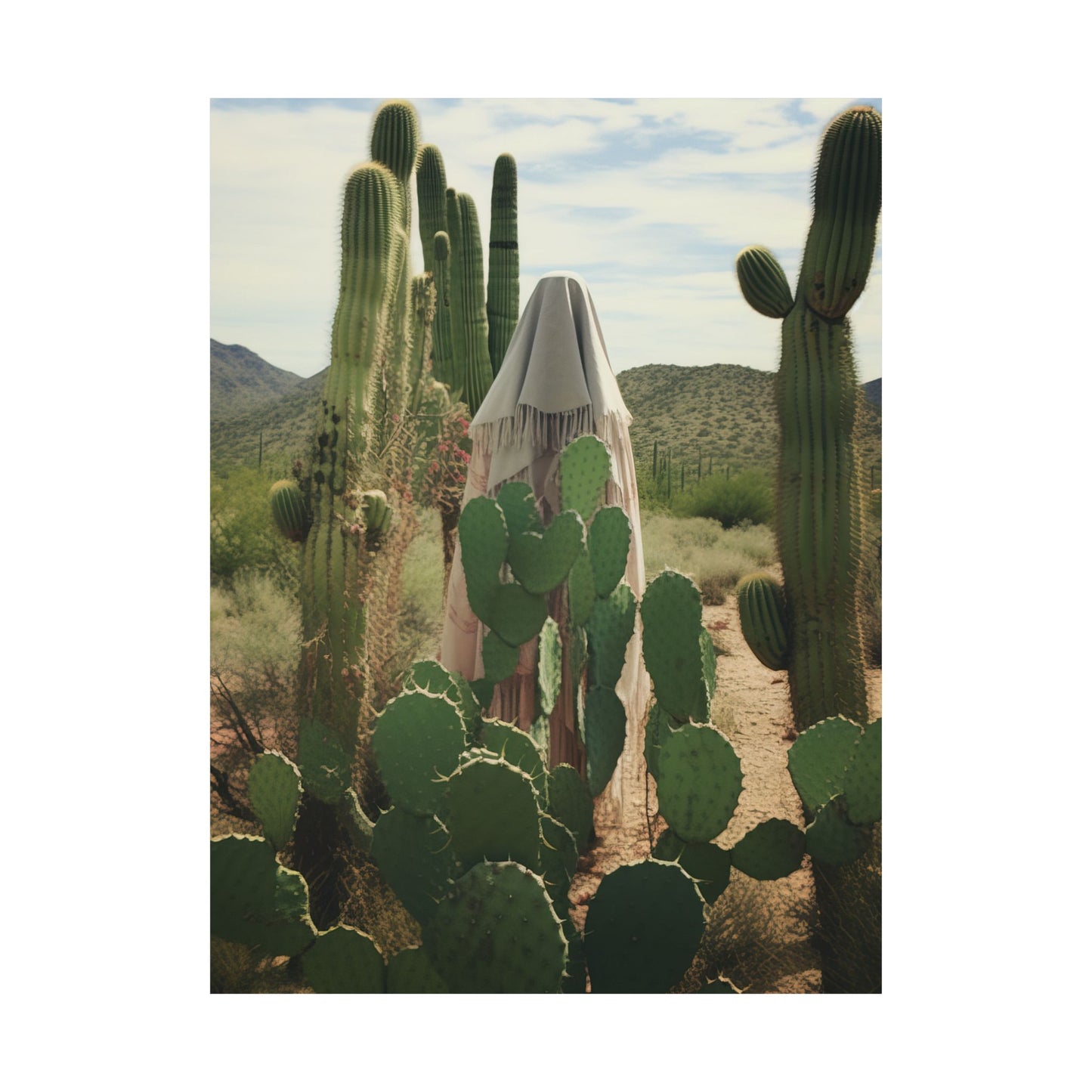 Saint Amma Syncletica Print - Sanctified Souls Print - Multiple Sizes - Premium Matte Vertical Posters - Desert Mothers Series