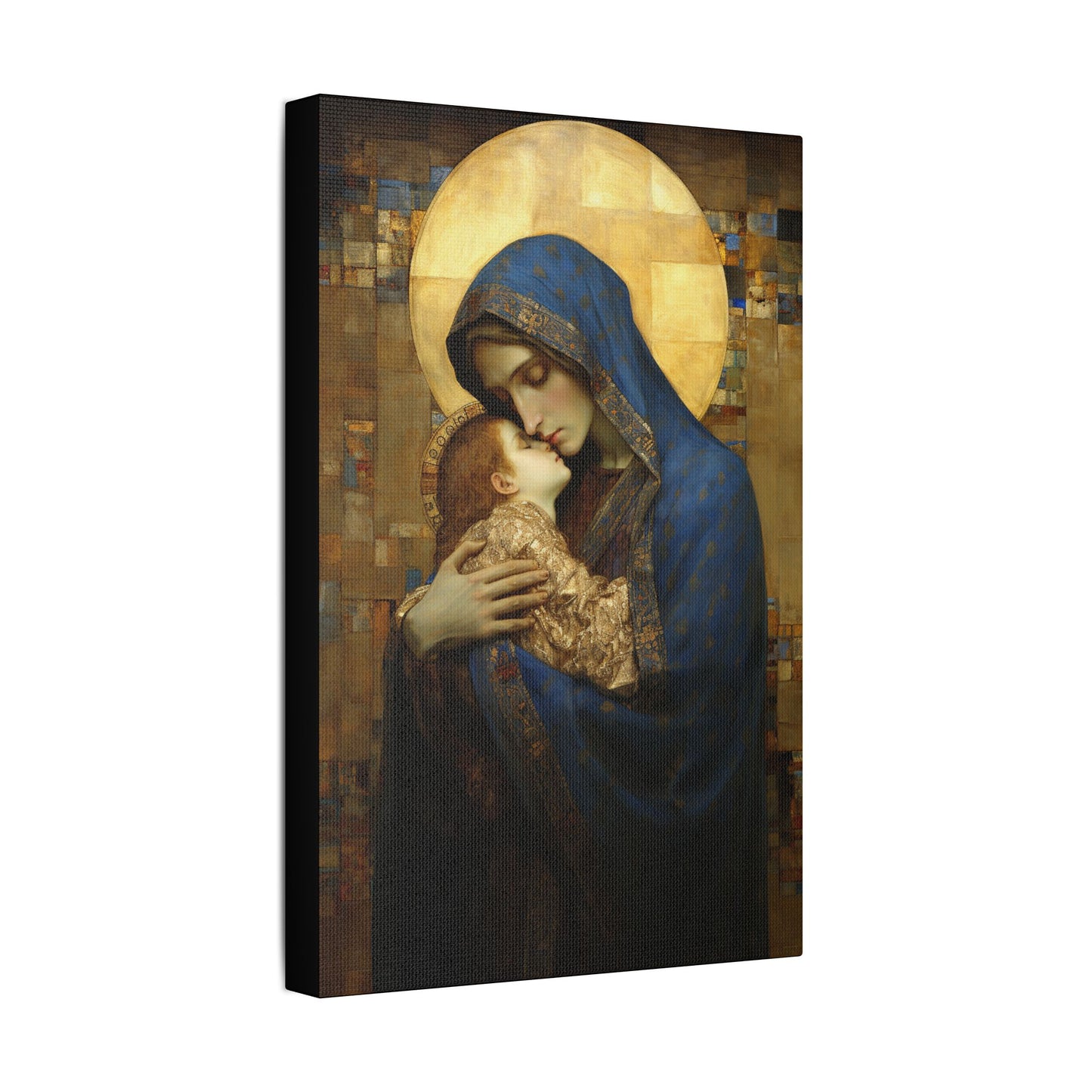 Madonna and Child - Museum Wrapped Canvas - Sanctified Souls Print - Religious Art for your Home - The Virgin Mary and The Christ Child
