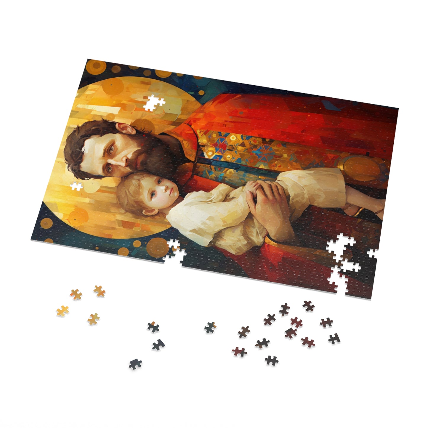Saint Christopher - Puzzle and Keepsake Tin - Religious Jigsaw Puzzle (30, 110, 252, 500,1000-Piece) - Religious Puzzle