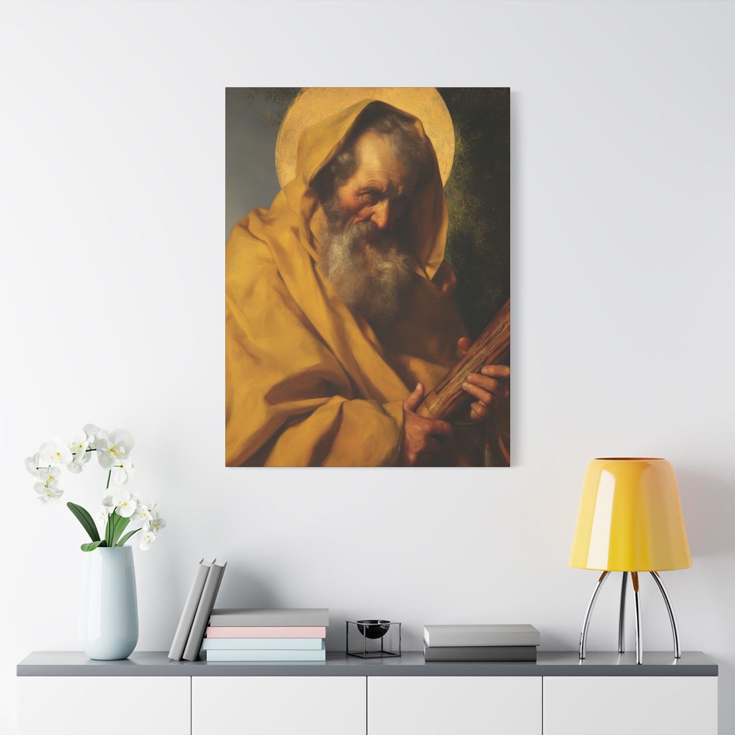 Saint James the Lesser - Apostle - Museum Wrapped Canvas - Print - Religious Art for your Home - Christian print - Prayer Room - Catholic