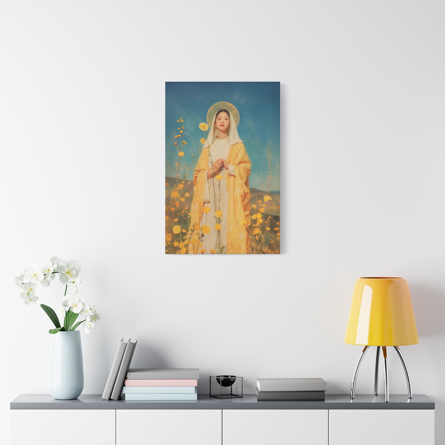 Saint Agatha Lin - Gallery Wrapped Canvas - Print - Religious Art for your Home - Catholic Art