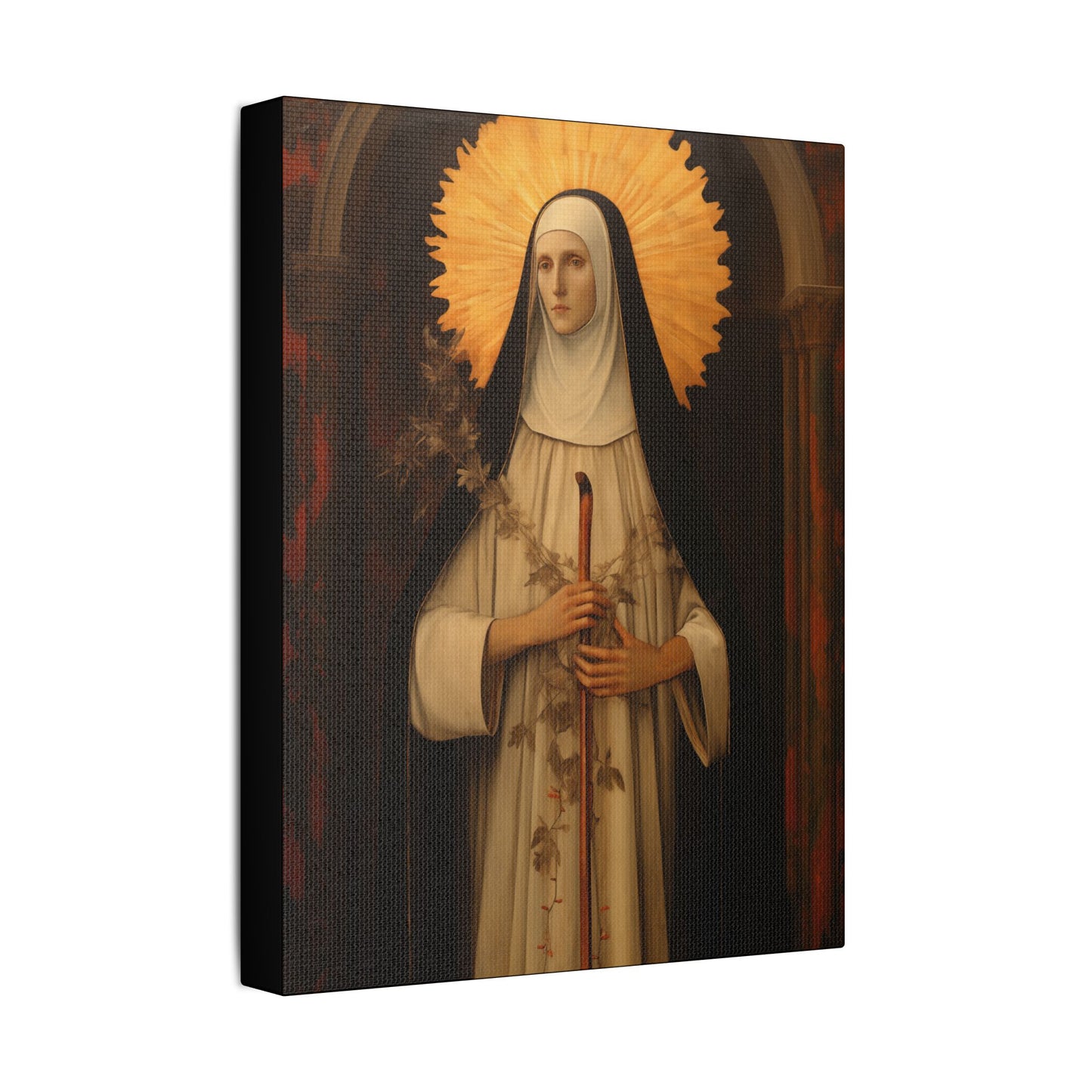 Saint Margaret of Castello - Museum Wrapped Canvas - Sanctified Souls Print - Religious Art for your Home - Blessed Margaret of Castello