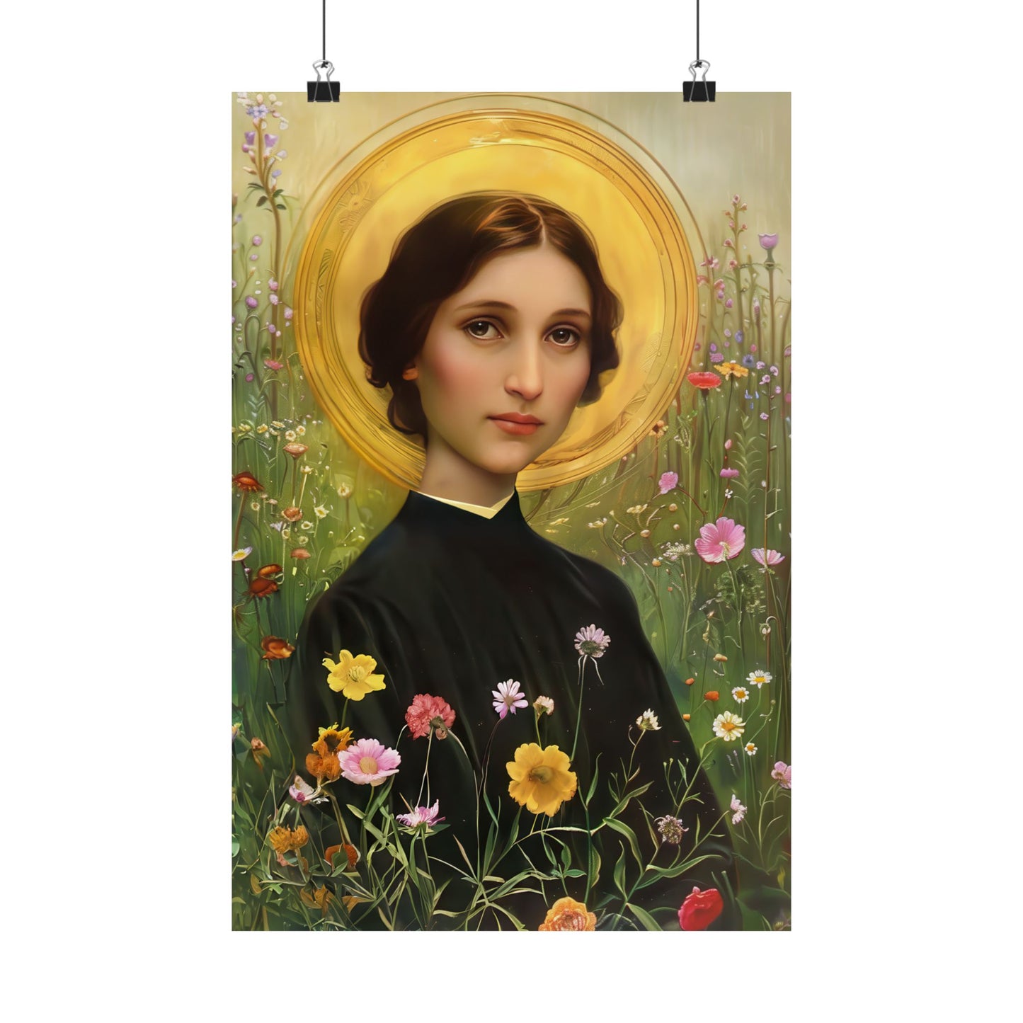 Saint Bartolomea Capitanio Poster Print - Sanctified Souls Print - Multiple Sizes - Premium Posters - Catholic Art for your home
