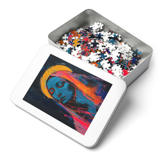 Mary, Mother of God _ Mother of Eternal Wisdom - Puzzle and Keepsake Tin - Religious (30, 110, 252, 500,1000) - Religious Catholic Puzzle