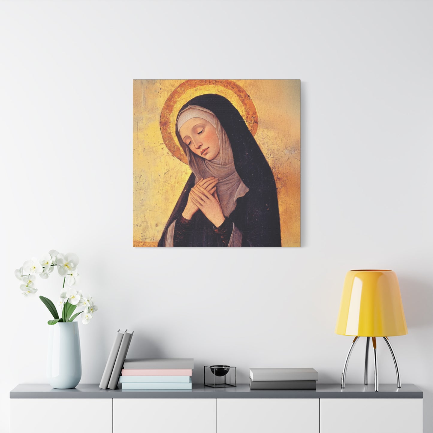 Saint Syncletica of Alexandria - Desert Mother - Gallery Wrapped Canvas - Print - Religious Art for your Home - Catholic