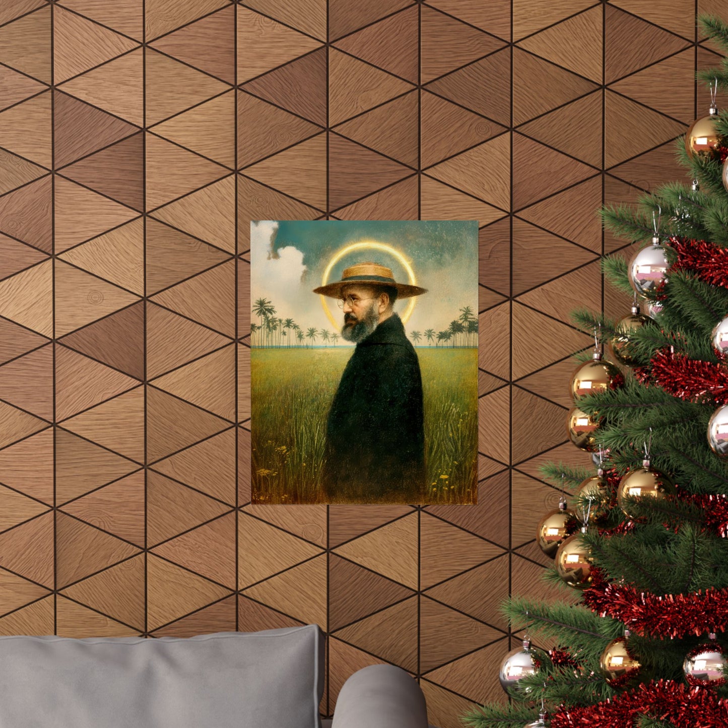 Saint Damien of Molokai - Sanctified Souls Print - Multiple Sizes - Premium Matte Vertical Posters - Catholic