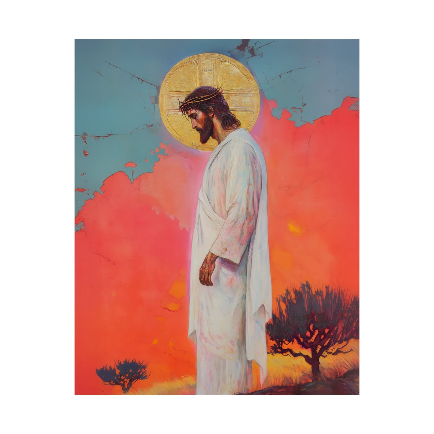 From the Tomb, Eternal Life - Sanctified Souls Print - Multiple Sizes - Premium Matte Vertical Posters - Catholic