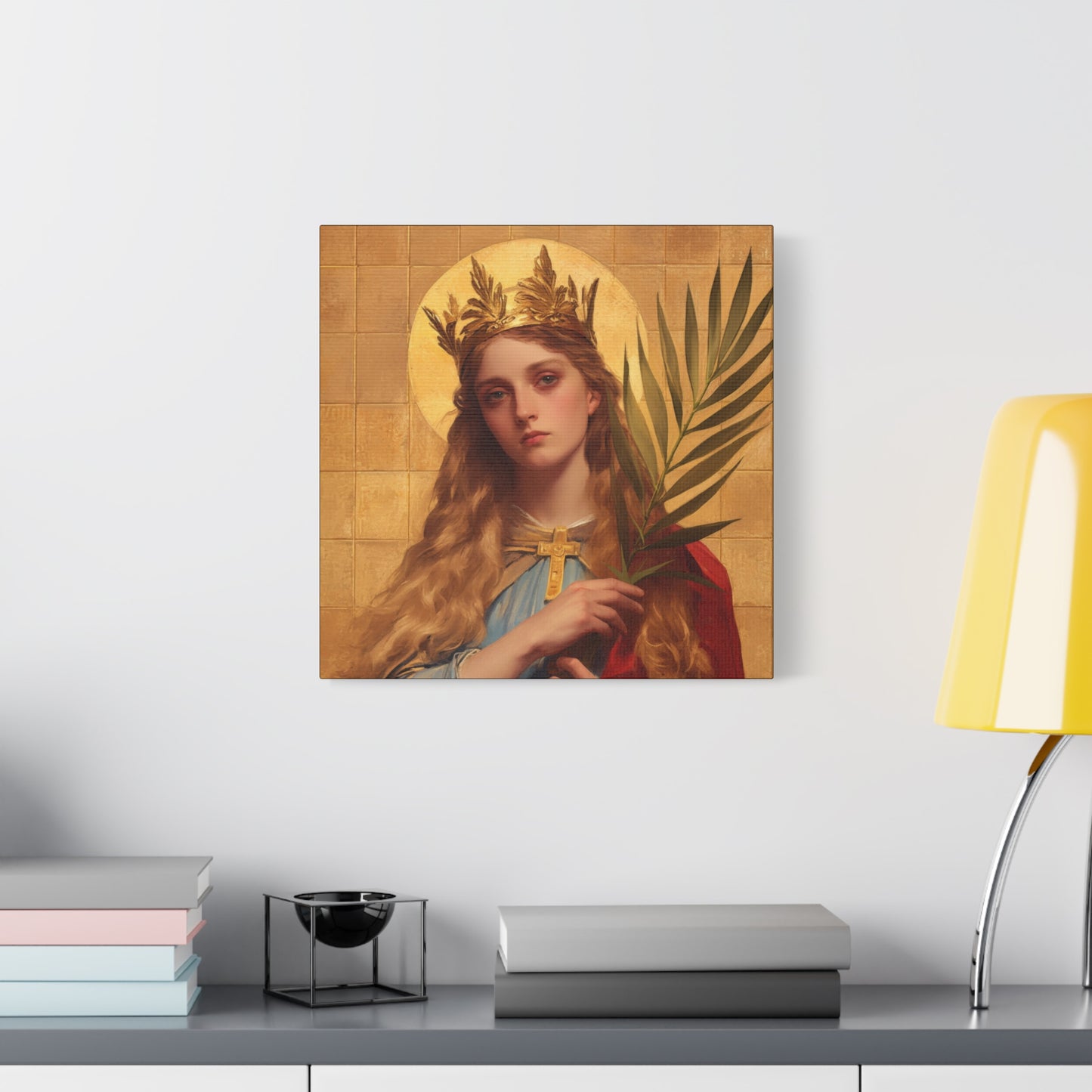 Saint Agrippina - Gallery Wrapped Canvas - Print - Religious Art for your Home - Catholic Art