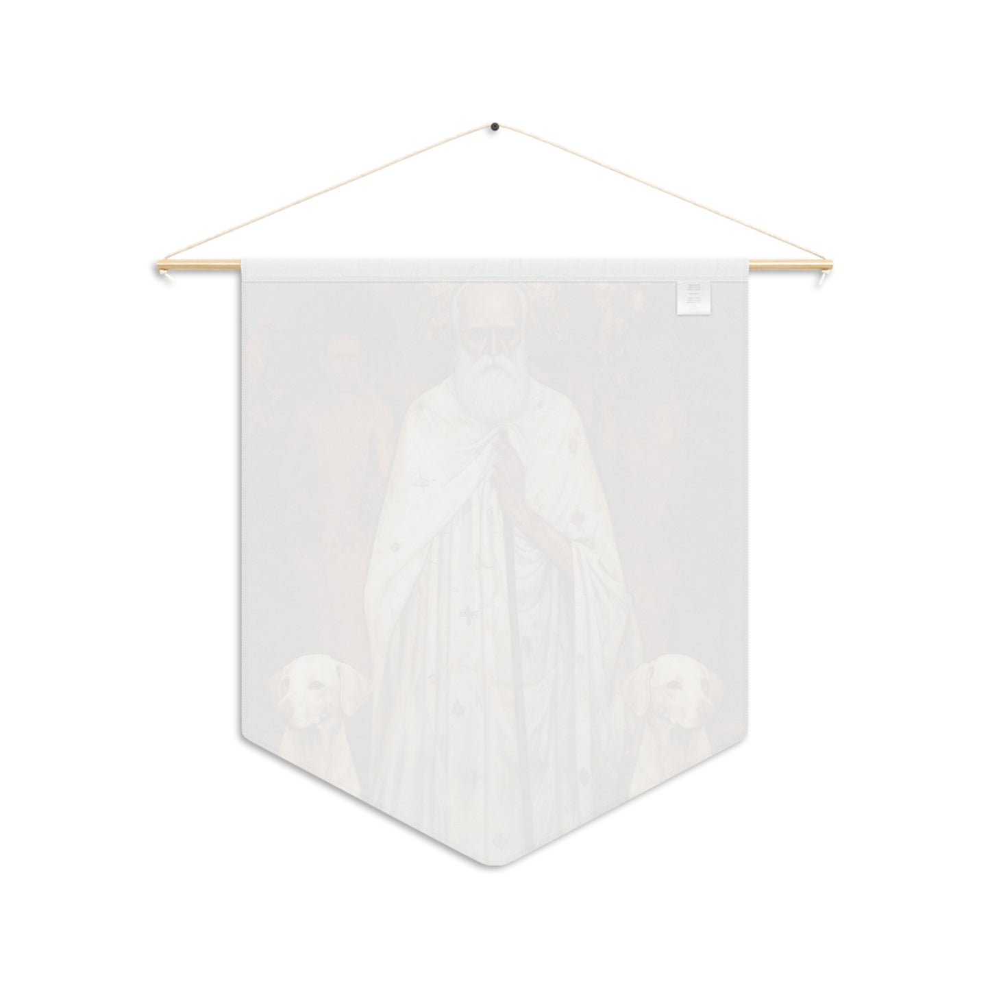 Saint Lazarus Wall Banner / Wall Hanging - Unique Religious Art for your home - Prayer room - Catholic Home Art - 18" x 21"