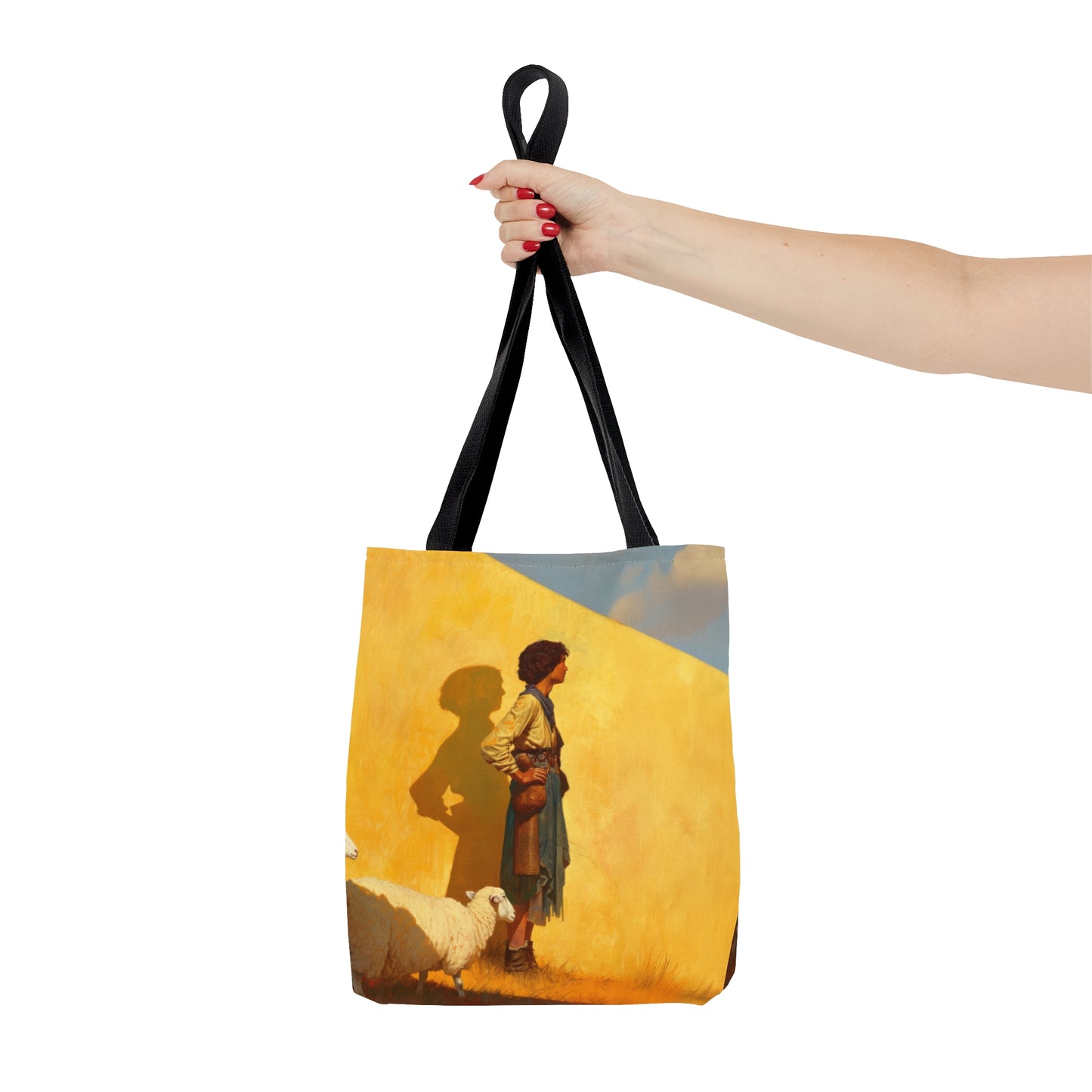 David, son of Jesse - Tote Bag - Large Medium Small Faith Art Bag - Bible Study Faith Purse - Double Sided