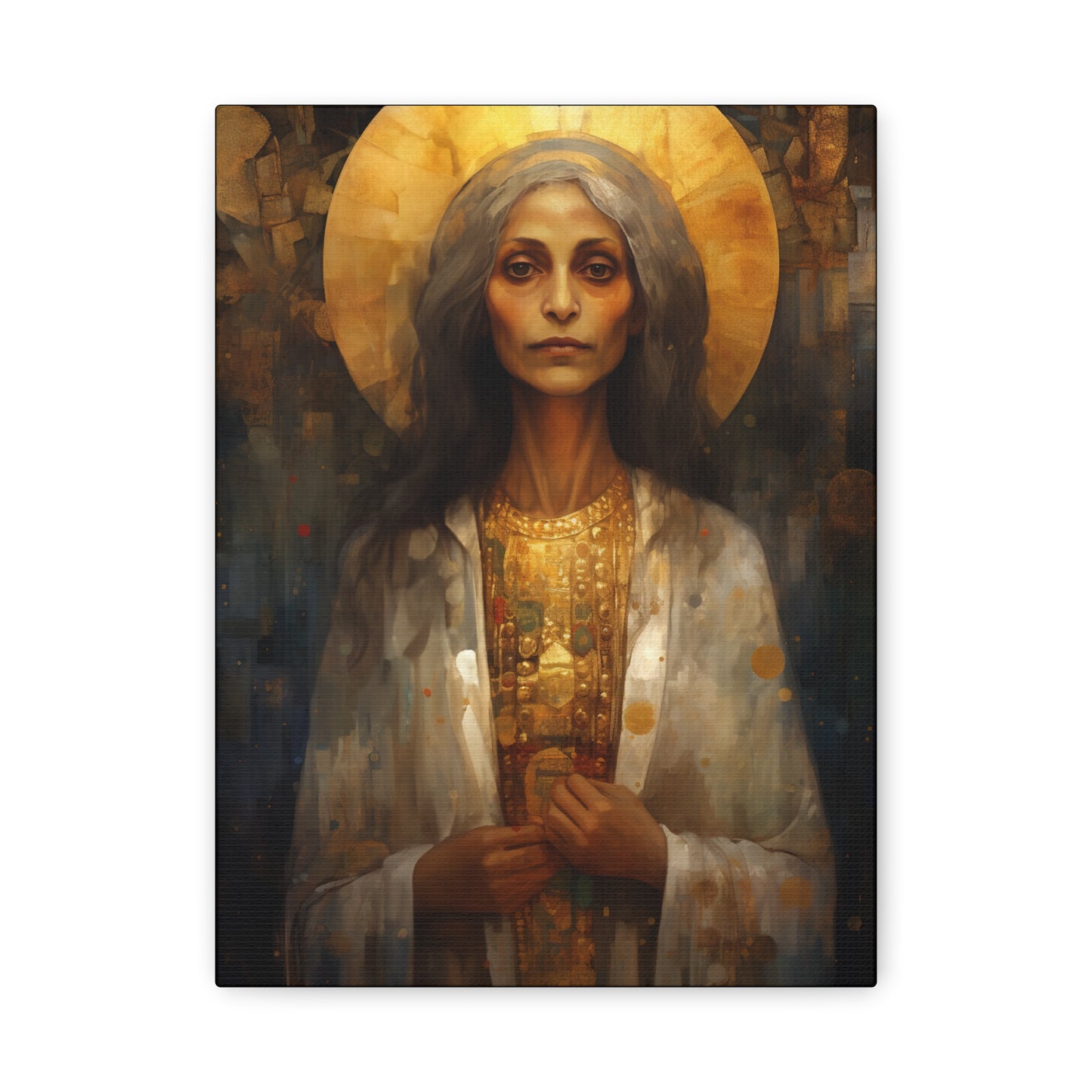 Saint Mary of Egypt - Museum Wrapped Canvas - Sanctified Souls Print - Religious Art for your Home
