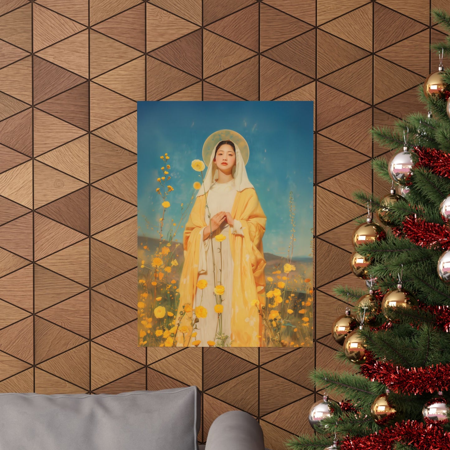 Saint Agatha Lin - Sanctified Souls Print - Multiple Sizes - Premium Matte Vertical Posters