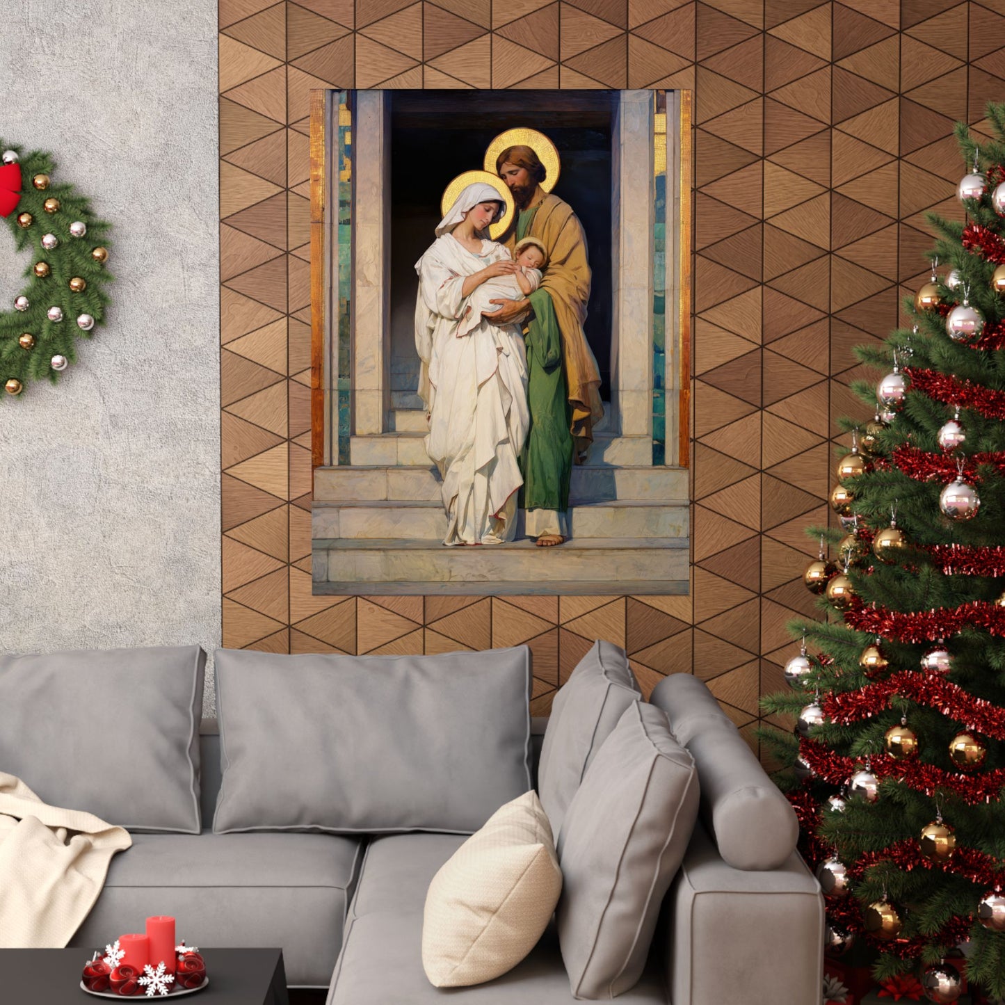 The Feast of the Presentation of the Lord - Holy Family - Sanctified Souls Print - Multiple Sizes - Premium Matte Vertical Posters