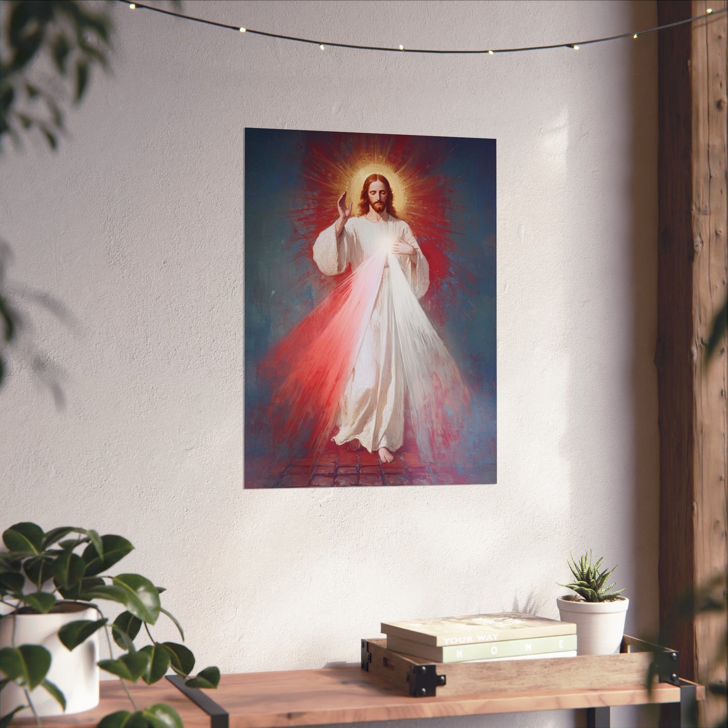 The Divine Mercy - Our Lord Jesus Christ  - Sanctified Souls Print - Multiple Sizes - Premium Matte Vertical Posters