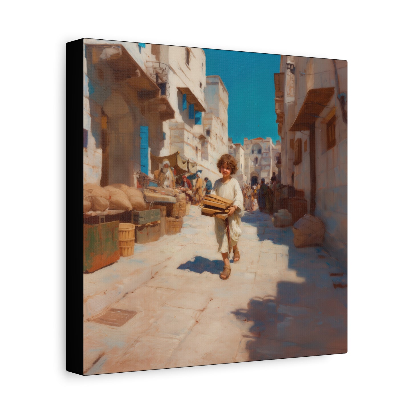 Nazareth and the Hidden Light of Christ - Gallery Wrapped Canvas - Print - Religious Art for your Home - Catholic Art