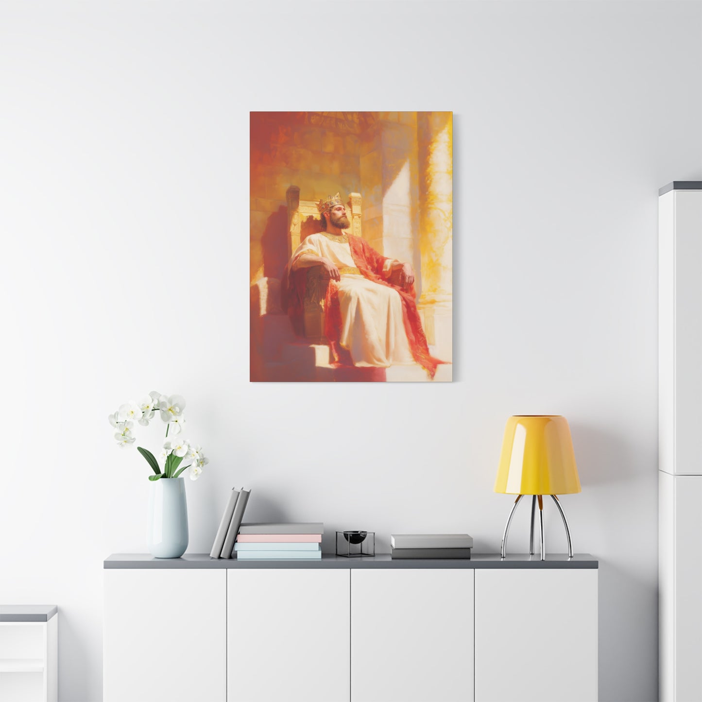 King Solomon: Keeper of God's Understanding - Gallery Wrapped Canvas - Print - Religious Art for your Home - Catholic Art