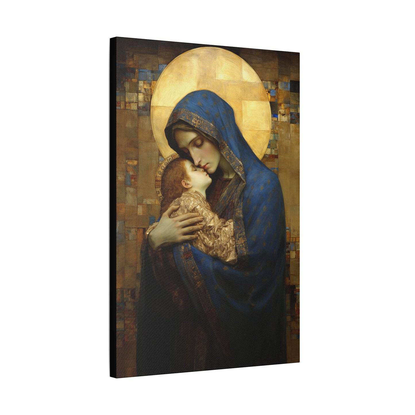 Madonna and Child - Museum Wrapped Canvas - Sanctified Souls Print - Religious Art for your Home - The Virgin Mary and The Christ Child