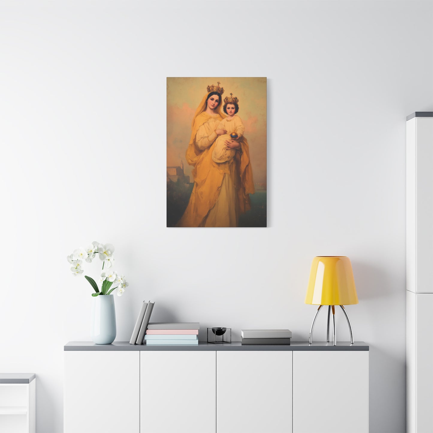 Our Lady of Prompt Succor - Gallery Wrapped Canvas - Print - Religious Art for your Home - Catholic