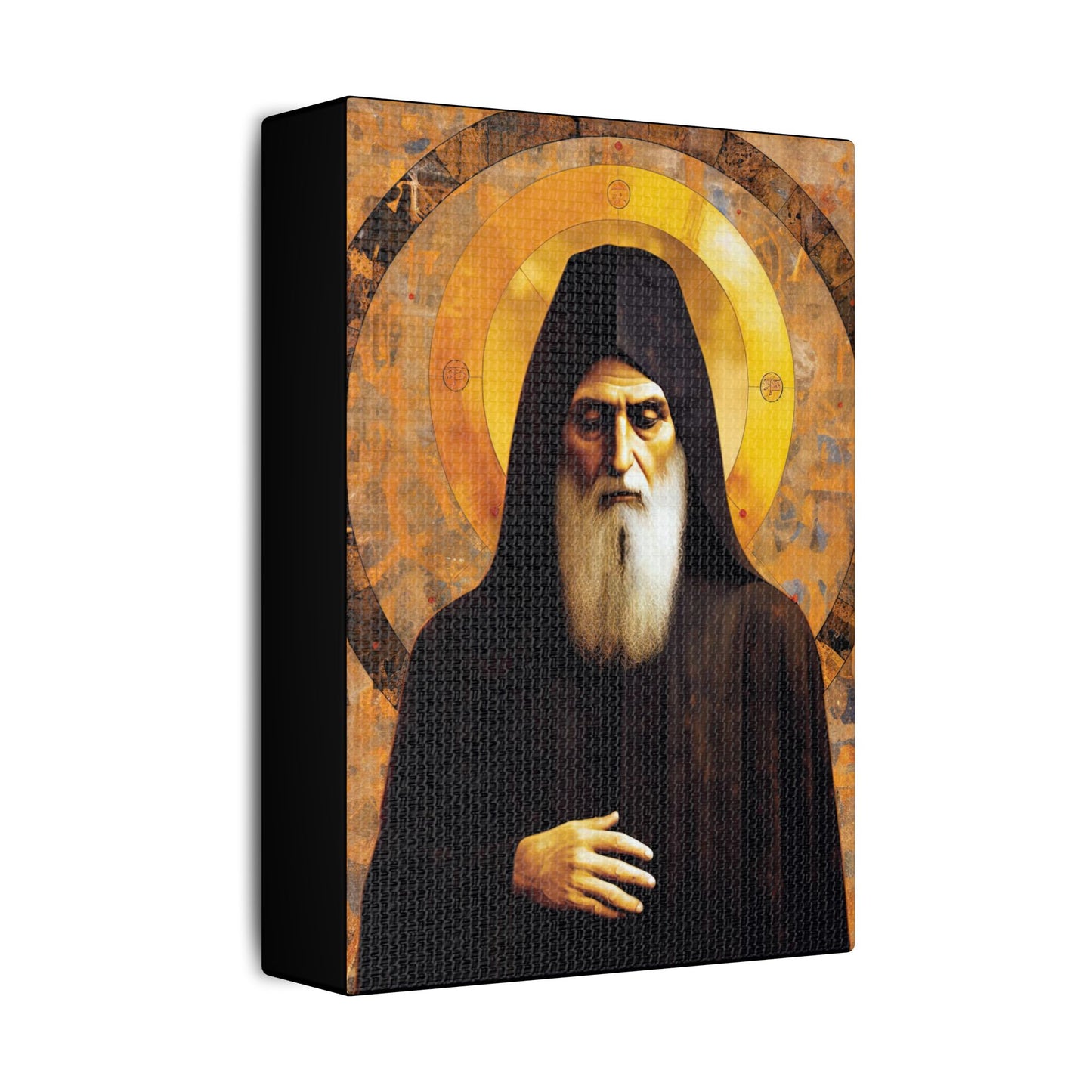 Saint Charbel Makhlouf Canvas Print - Multiple Sizes - Catholic Home art - Museum Wrapped Canvas - Sanctified Souls Print - Saint Sharbel