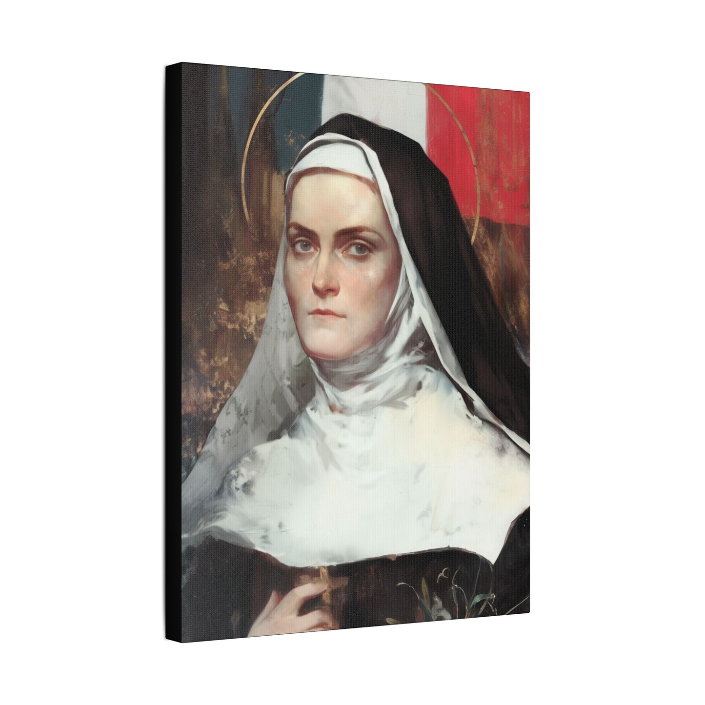 Saint Jeanne-Antide Thouret - Museum Wrapped Canvas - Print - Religious Art for your Home - Christian print - Prayer Room Art - Catholic