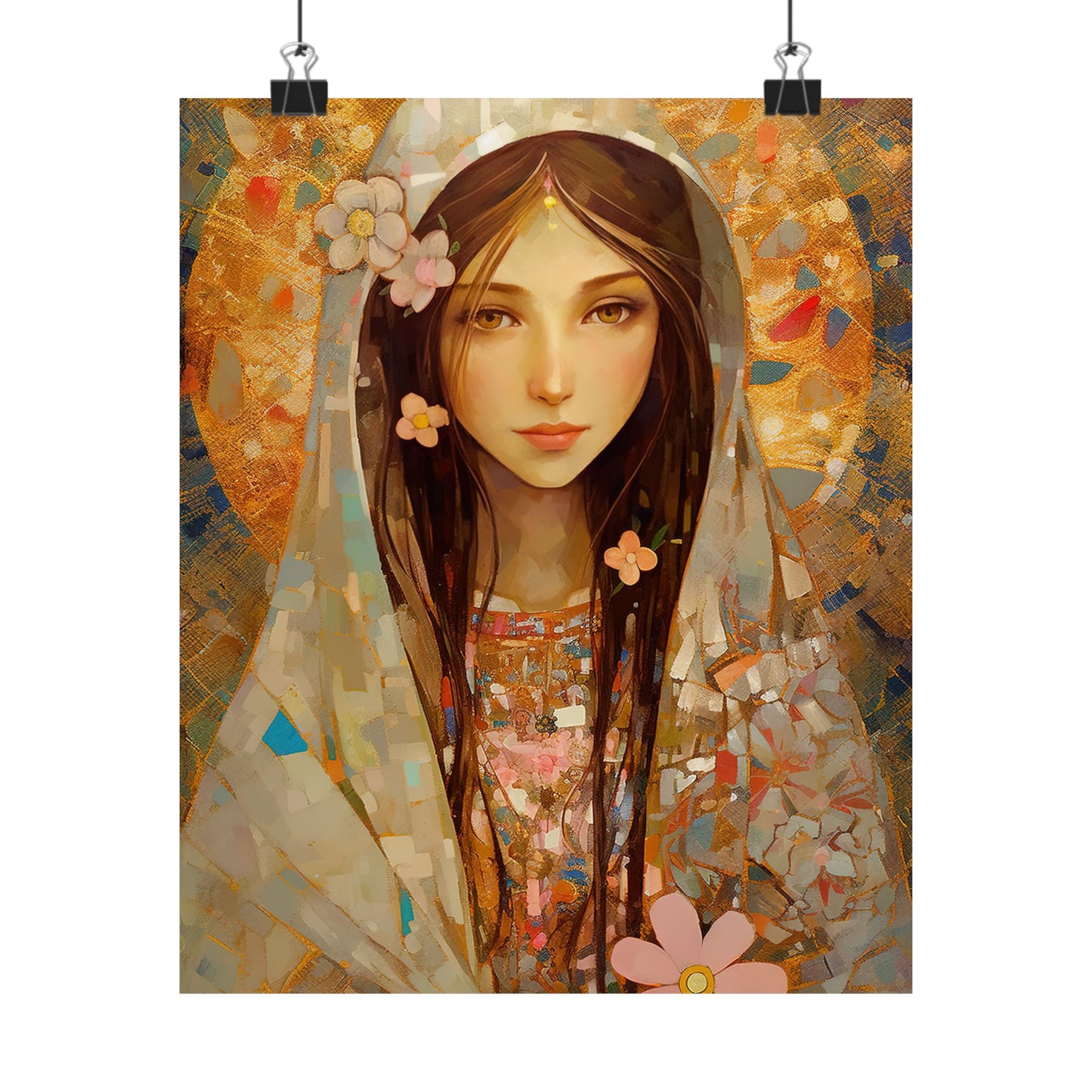 Saint Maria Goretti - Sanctified Souls Print - Multiple Sizes - Premium Matte Vertical Posters