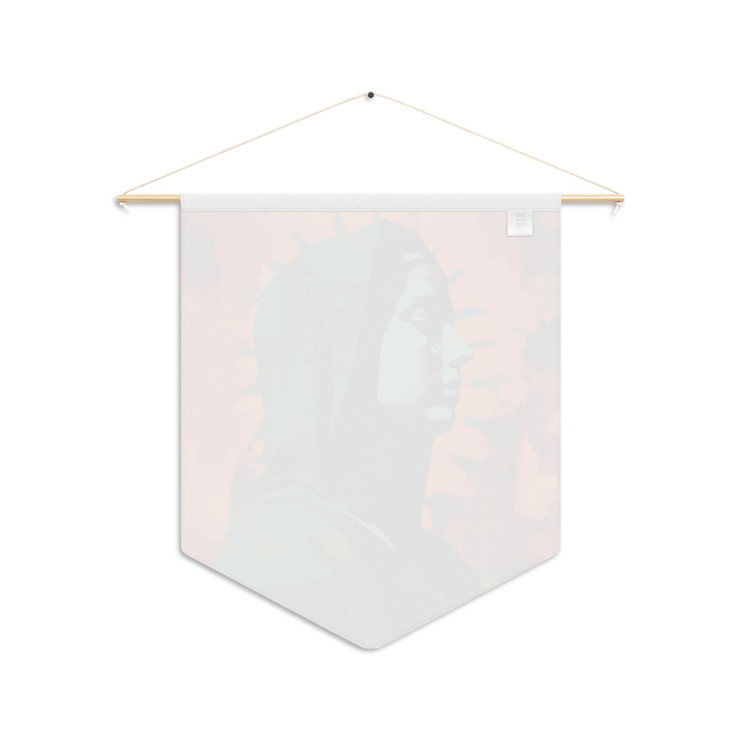 Heavenly Guadalupe Wall Banner / Wall Hanging - Prayer room art - Catholic Home Art - Our Lady of Guadalupe - 18" x 21"