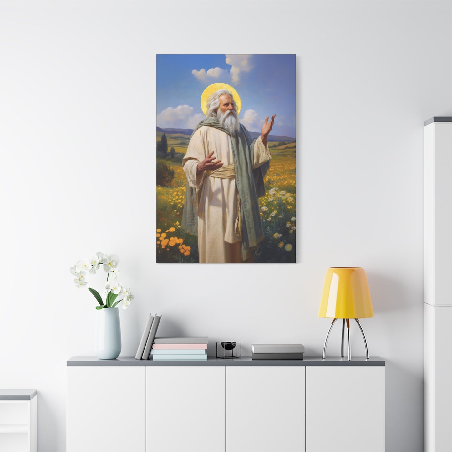 Saint Hilary of Arles - Gallery Wrapped Canvas - Print - Religious Art for your Home - Catholic Art Print