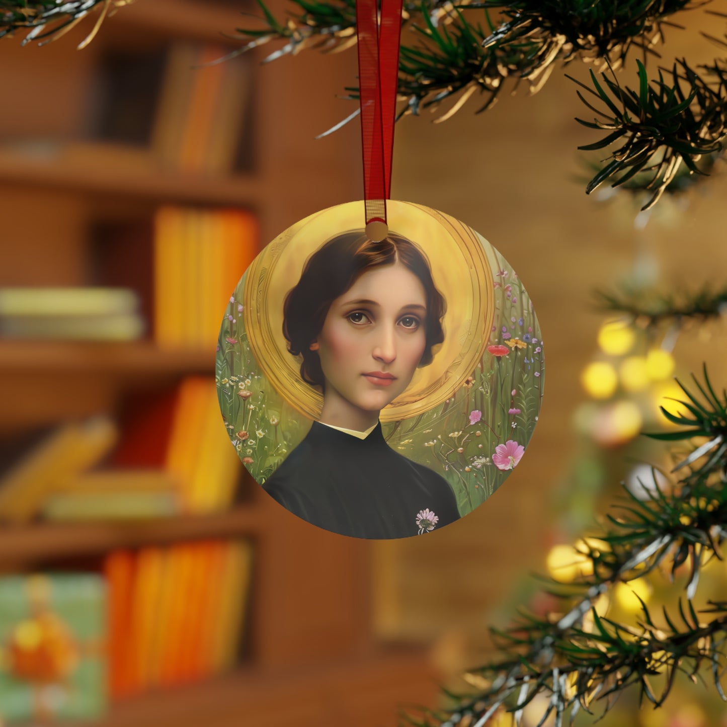 Saint Bartolomea Capitanio Metal Ornament - Religious Holiday Christmas Ornament and Keepsake - Catholic Religious Keepsake